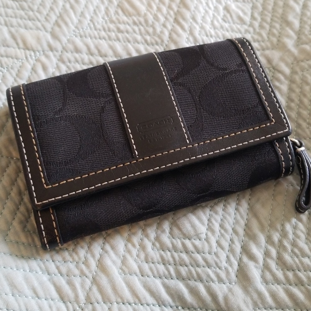 Black Coach wallet